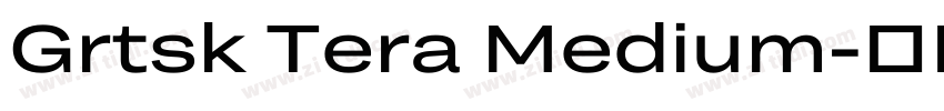 Grtsk Tera Medium字体转换